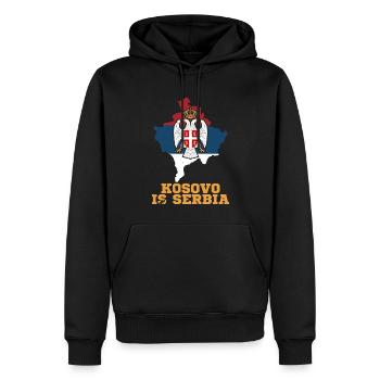 Belgrade Serbian Serbia Serbian Srbija Yugoslavija - Männer Premium Bio Hoodie - Schwarz - Vorne - Nico (187cm)