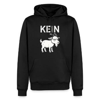 Lustiger Spruch Witzig Kein Bock Geschenkidee - Männer Premium Bio Hoodie - Schwarz - Vorne - Nico (187cm)