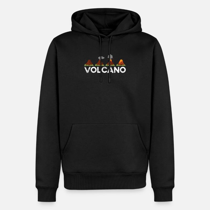 Vulcain - Sweat à capuche Premium bio Homme - noir