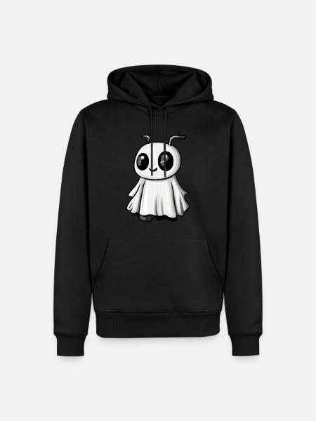 Ant Halloween Comic Ghost - Men’s Premium Organic Hoodie - black