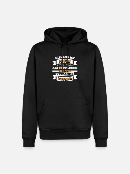 Altenpfleger - Männer Premium Bio Hoodie - Schwarz