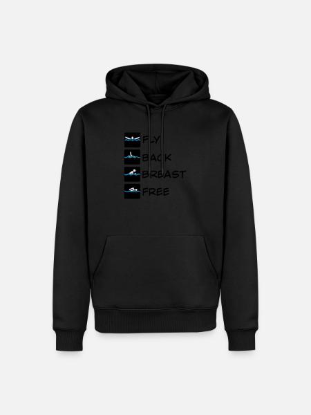 medleycorrected - Men’s Premium Organic Hoodie - black