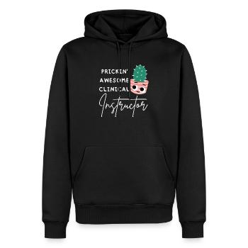 Drôles de jeux de mots Cadeaux d’instructeur en soins infirmiers cliniques - Sweat à capuche Premium bio Homme - noir - Devant - Nico (187cm)