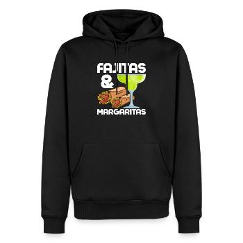 Fajitas & Margaritas Food Wrap Foodie Taco - Männer Premium Bio Hoodie - Schwarz - Vorne - Nico (187cm)
