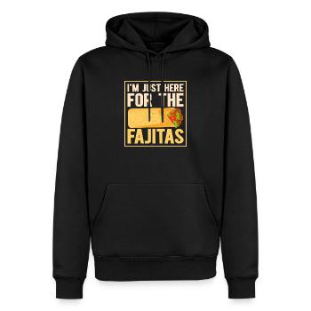 I'm Just Here For The Fajitas Foodie Taco Food Wra - Männer Premium Bio Hoodie - Schwarz - Vorne - Nico (187cm)