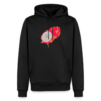 Drachenfrucht - Männer Premium Bio Hoodie - Schwarz - Vorne - Nico (187cm)