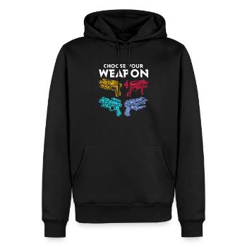 Choose Your Weapon Squirt Gun Summer Water Fun - Männer Premium Bio Hoodie - Schwarz - Vorne - Nico (187cm)