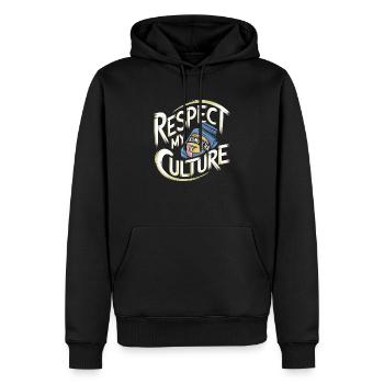 Montrez la passion des probiotiques - Sweat à capuche Premium bio Homme - noir - Devant - Nico (187cm)