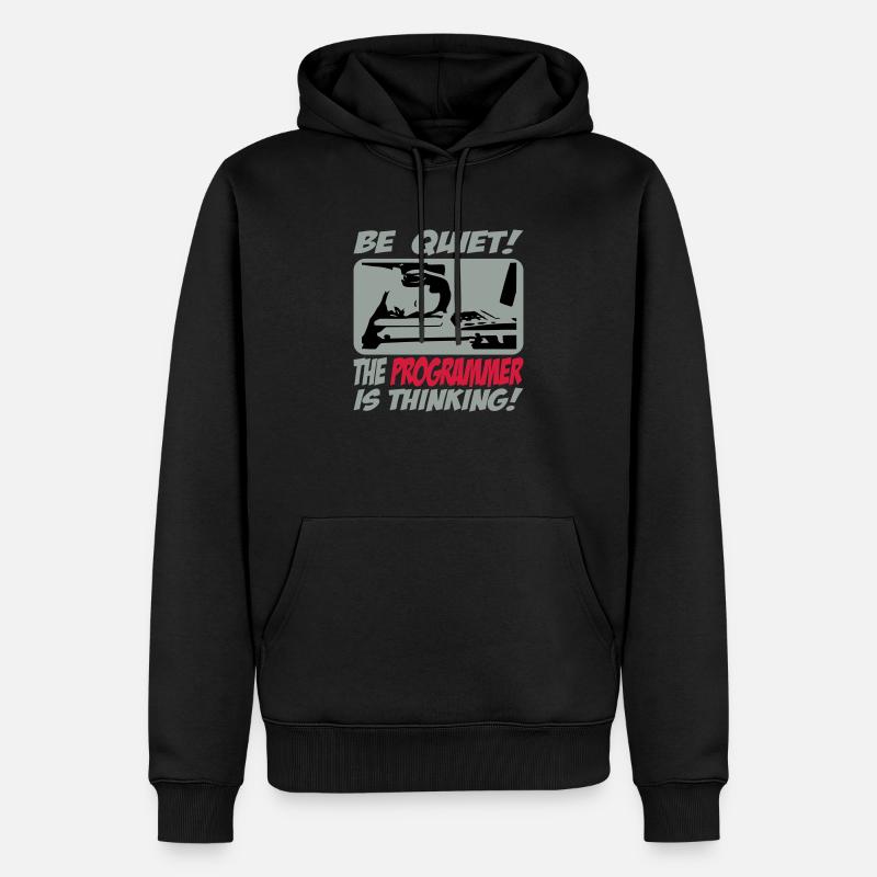 theprogrammer_3c - Männer Premium Bio Hoodie - Schwarz
