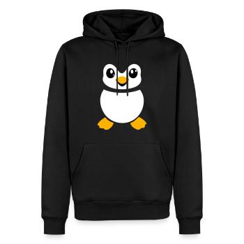 Penguin Costume Animal Carnival Carnival Funny Cute - Men’s Premium Organic Hoodie - black - Front - Nico (187cm)