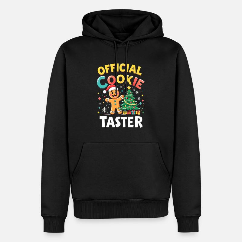 Official Cookie Taster - Männer Premium Bio Hoodie - Schwarz