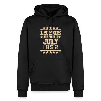 July 1952 - 70th birthday gift. Military. - Men’s Premium Organic Hoodie - black - Front - Nico (187cm)