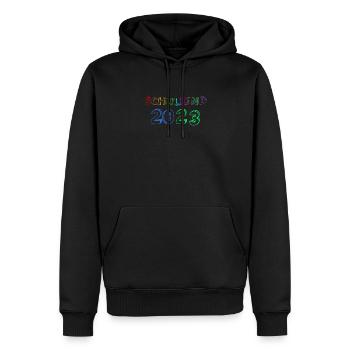 Schulkind 2023 Mädchen Einschulung Erstklässler - Männer Premium Bio Hoodie - Schwarz - Vorne - Nico (187cm)