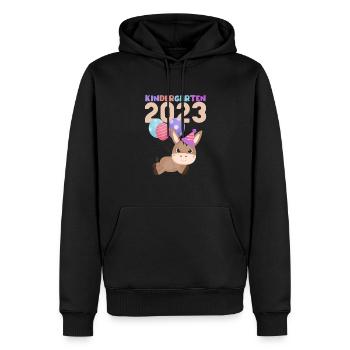 Kindergarten 2023 Süße Tiere Mädchen Jungen Kita - Männer Premium Bio Hoodie - Schwarz - Vorne - Nico (187cm)