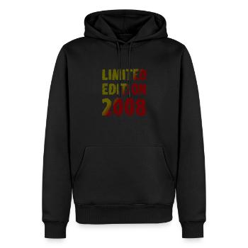 2008 Édition Limitée Anniversaire Cadeau Femme Mari - Sweat à capuche Premium bio Homme - noir - Devant - Nico (187cm)