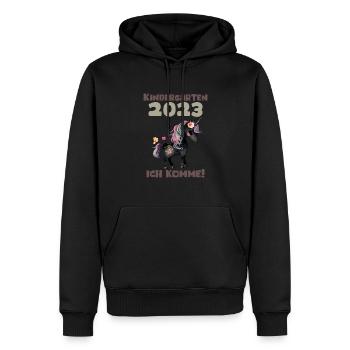 Kindergarten 2023 Jungen Mädchen Kita Geschenk - Männer Premium Bio Hoodie - Schwarz - Vorne - Nico (187cm)