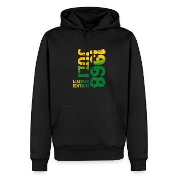 1968 Juli Limited Edition Geburtstag Geschenk - Männer Premium Bio Hoodie - Schwarz - Vorne - Nico (187cm)