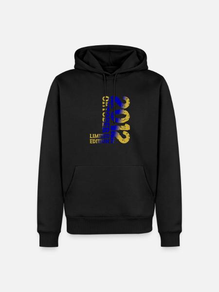 2012 Oktober Limited Edition 11. Geburtstag Deko - Männer Premium Bio Hoodie - Schwarz