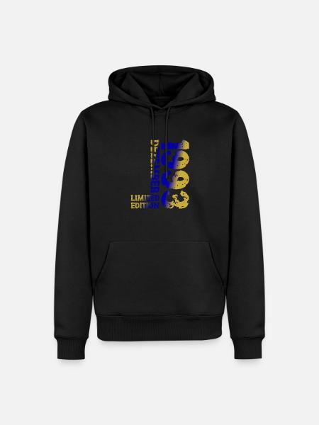 1993 décembre édition limitée 30e anniversaire décoration - Sweat à capuche Premium bio Homme - noir