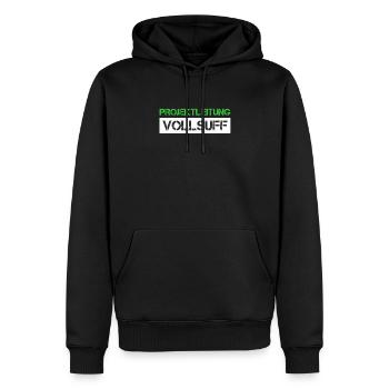Bier Saufen Shirt Damen Herren Feiern Partnerlook - Männer Premium Bio Hoodie - Schwarz - Vorne - Nico (187cm)