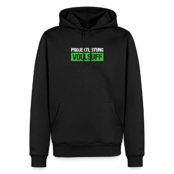 Bier Saufen Shirt Damen Herren Feiern Partnerlook - Männer Premium Bio Hoodie - Schwarz - Vorne - Nico (187cm)