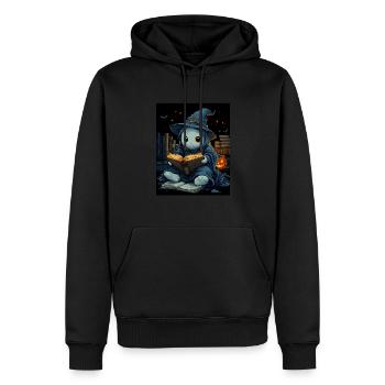 Cadeau d’Halloween Femmes Hommes Enfants Décoration - Sweat à capuche Premium bio Homme - noir - Devant - Nico (187cm)