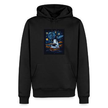 Cadeau d’Halloween Femmes Hommes Enfants Décoration - Sweat à capuche Premium bio Homme - noir - Devant - Nico (187cm)