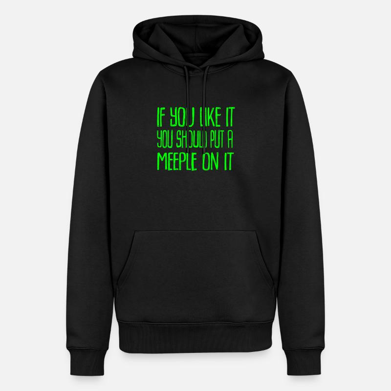 Put a an It Green - Männer Premium Bio Hoodie - Schwarz