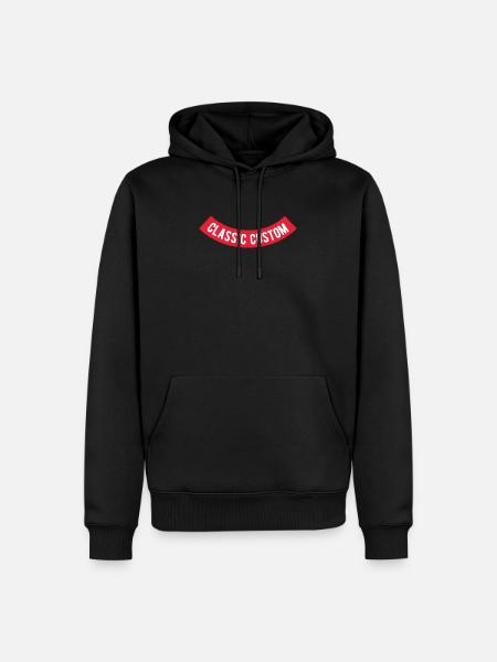 Classic Custom Banner - Men’s Premium Organic Hoodie - black