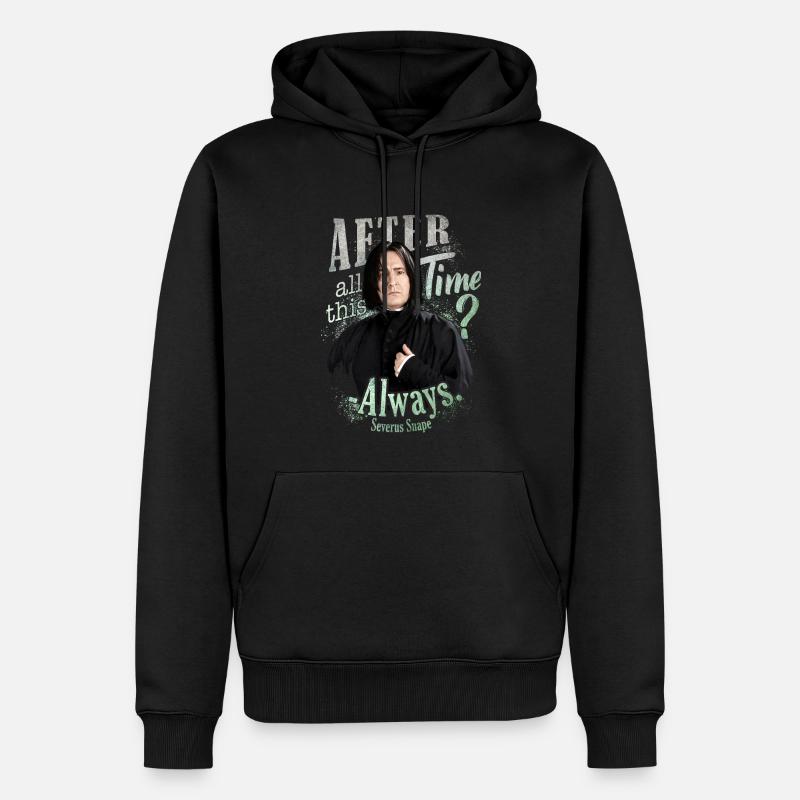 Harry Potter Serverus Snape Always. - Männer Premium Bio Hoodie - Schwarz