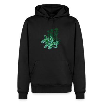 Las Vegas États-Unis Amérique Californie Patriot Travel - Sweat à capuche Premium bio Homme - noir - Devant - Nico (187cm)