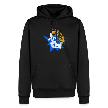 Muscadin 3 - Sweat à capuche Premium bio Homme - noir - Devant - Nico (187cm)