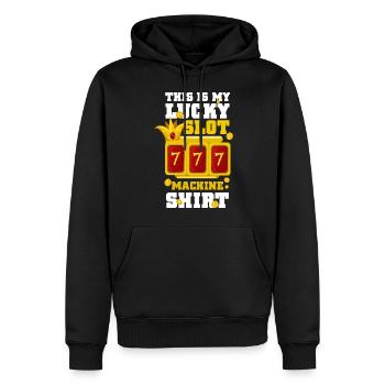 Casino Kasino Spielen Videospiele - Männer Premium Bio Hoodie - Schwarz - Vorne - Nico (187cm)