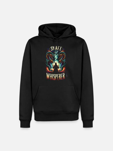 Snake Whisperer 7 - Männer Premium Bio Hoodie - Schwarz