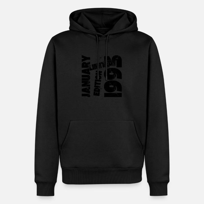 JANVIER 1993 LIMITED EDITION - Sweat à capuche Premium bio Homme - noir
