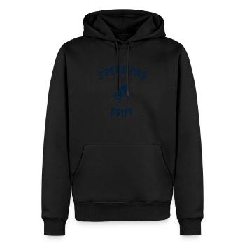 J peux pas j ai Drift - Sweat à capuche Premium bio Homme - noir - Devant - Nico (187cm)