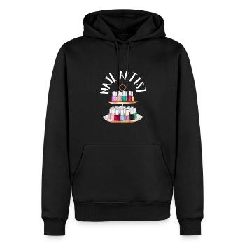 Nail Technician Nail Tech Artist Salon & - Männer Premium Bio Hoodie - Schwarz - Vorne - Nico (187cm)