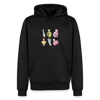 Fragrance Chemist Perfume Testing Perfum Eau De - Männer Premium Bio Hoodie - Schwarz - Vorne - Nico (187cm)
