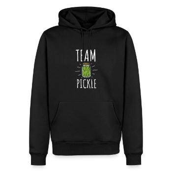 Pickles Cucumber Pickle Lover Pickle Jar Canned - Männer Premium Bio Hoodie - Schwarz - Vorne - Nico (187cm)