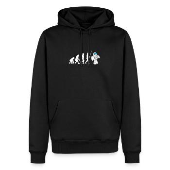 Robots robotiques Droid Builder et robotique - Sweat à capuche Premium bio Homme - noir - Devant - Nico (187cm)