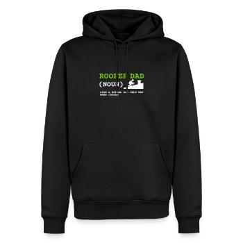 Roofer Roofing Contractor Construction Worker - Männer Premium Bio Hoodie - Schwarz - Vorne - Nico (187cm)