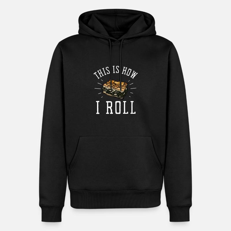 Spanakopita Cuisine grecque Grèce Grec - Sweat à capuche Premium bio Homme - noir