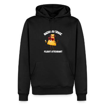 Flight Attendant Steward Stewardess Air Hostess - Männer Premium Bio Hoodie - Schwarz - Vorne - Nico (187cm)