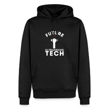 Sonographer Ultrasound Echography Sonography - Männer Premium Bio Hoodie - Schwarz - Vorne - Nico (187cm)