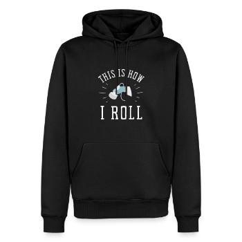 Sonographer Ultrasound Echography Sonography - Männer Premium Bio Hoodie - Schwarz - Vorne - Nico (187cm)