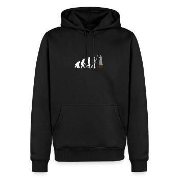Research Historian Museum Curator And Archivist - Men’s Premium Organic Hoodie - black - Front - Nico (187cm)