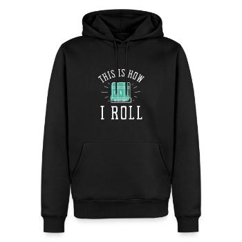 Research Historian Museum Curator And Archivist - Männer Premium Bio Hoodie - Schwarz - Vorne - Nico (187cm)