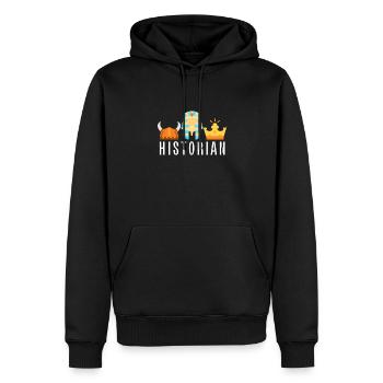 Research Historian Museum Curator And Archivist - Men’s Premium Organic Hoodie - black - Front - Nico (187cm)