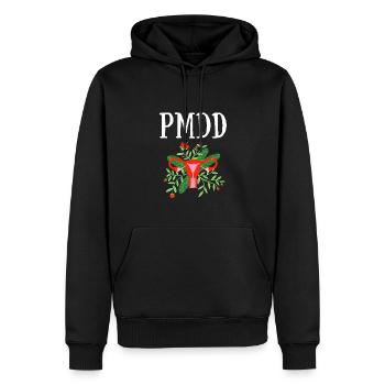 PMDD Awareness Premenstrual Syndrome Menstrual - Männer Premium Bio Hoodie - Schwarz - Vorne - Nico (187cm)