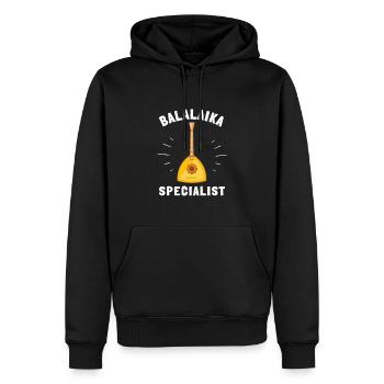 Balalaika Guitar Ukulele Baglama Russian Folk - Männer Premium Bio Hoodie - Schwarz - Vorne - Nico (187cm)